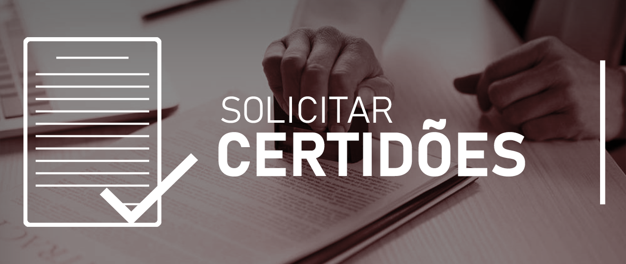 Solicitar certidões